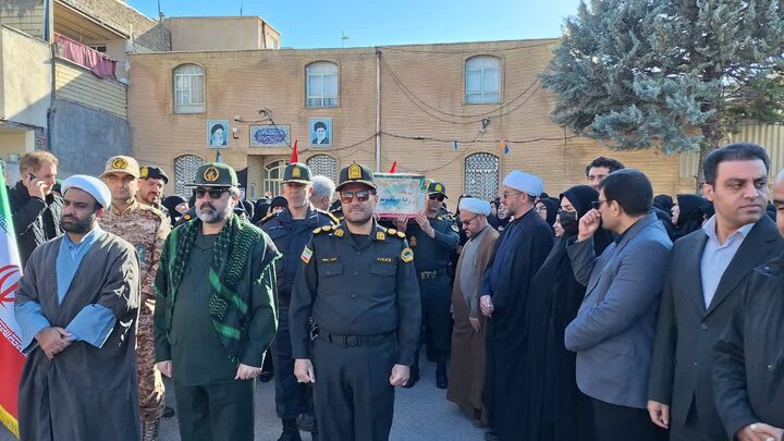 تصاویر/مراسم تشییع باشکوه پیکر مطهر شهید سروان رضا یوسفوند در سلسله
