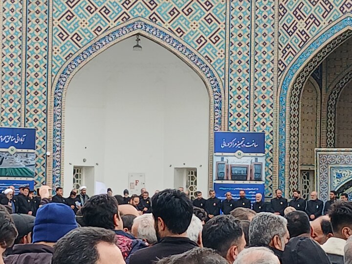 تصاویر/تشییع ۸شهیداقتدار در مشهدمقدس