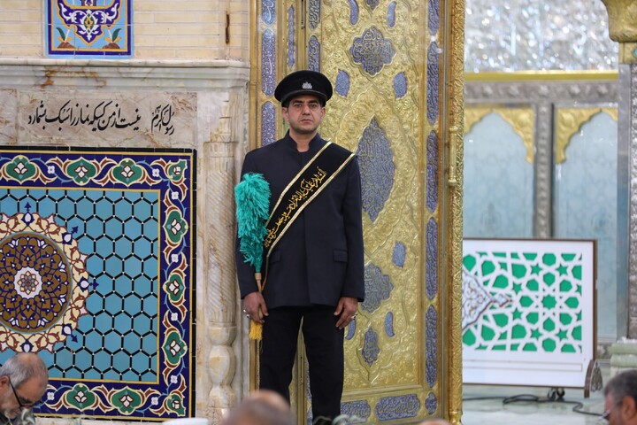 تصاویر/ آیین ترتیل خوانی قرآن کریم در امامزاده سید جعفر(ع) محمد استان یزد
