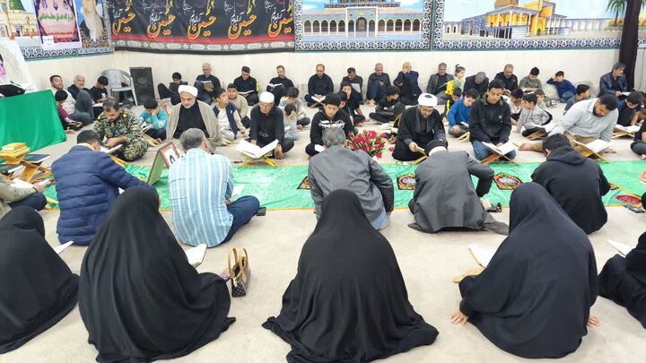 تصاویر/ چهاردهمین روز جزءخوانی قرآن در شهر امام حسن(ع)
