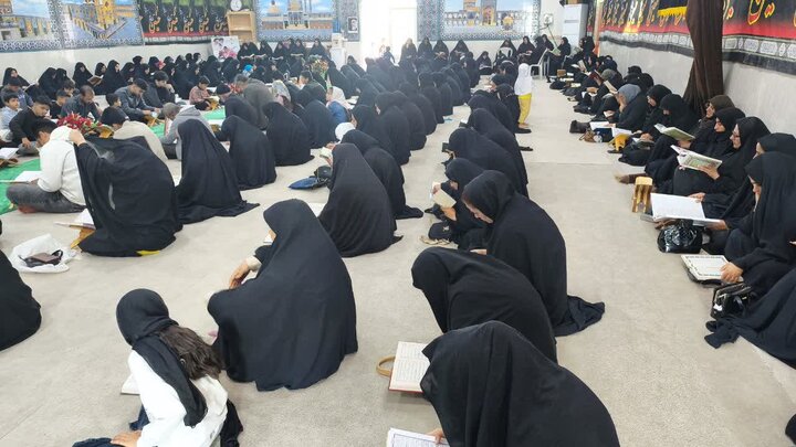 تصاویر/ چهاردهمین روز جزءخوانی قرآن در شهر امام حسن(ع)