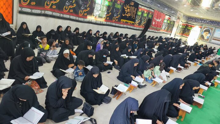 تصاویر/ چهاردهمین روز جزءخوانی قرآن در شهر امام حسن(ع)