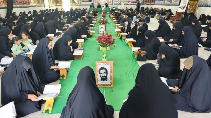 تصاویر/ چهاردهمین روز جزءخوانی قرآن در شهر امام حسن(ع)