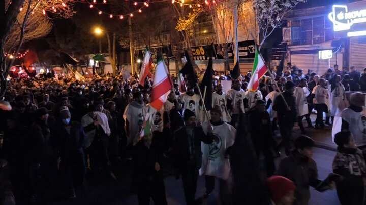 تصاویر/تجمع مردم شهرستان دلیجان در سوگ رهبر شهید انقلاب