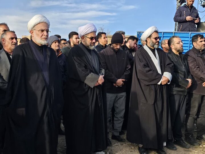تصاویر/ تشییع پیکر شهدای حمله تروریستی آمریکا- ـ صهیونیستی در بخش دلبران شهرستان قروه