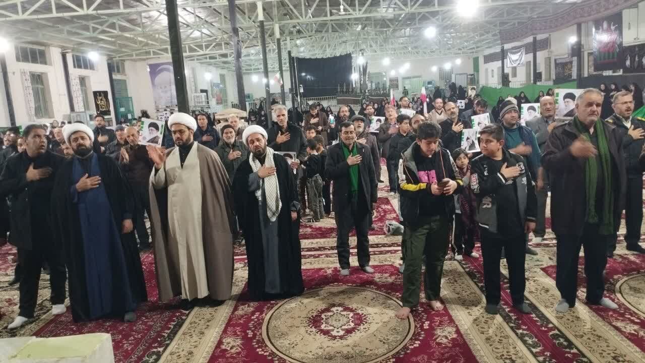 تصاویر/ تجمع مردم‌ شهر کوهبنان در عزای قائد امت