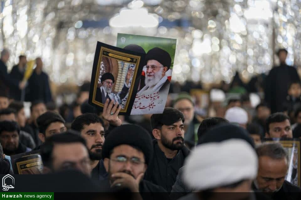 غیر ایرانی طلبہ کا حرمِ امام رضاؑ میں اپنے شہید امام سے تجدیدِ عہد