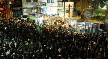 تصاویر/ سیل جمعیت عزاداران قائدامت در کوهدشت لرستان