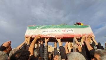 تصاویر/ مراسم تشییع و خاکسپاری شهید مدافع وطن سرهنگ پاسدار سید محمد میرحسینی بیدگلی