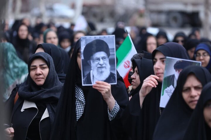 تصاویر/ تشییع پیکر مطهر سردار سرتیپ دوم پاسدار شهید علی زینالی توسط مردم انقلابی و شهیدپرور شهرستان خوی
