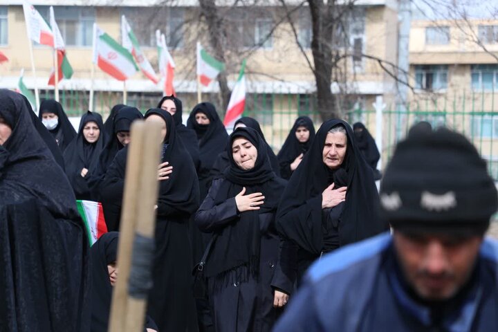 تصاویر/ تشییع پیکر مطهر سردار سرتیپ دوم پاسدار شهید علی زینالی توسط مردم انقلابی و شهیدپرور شهرستان خوی