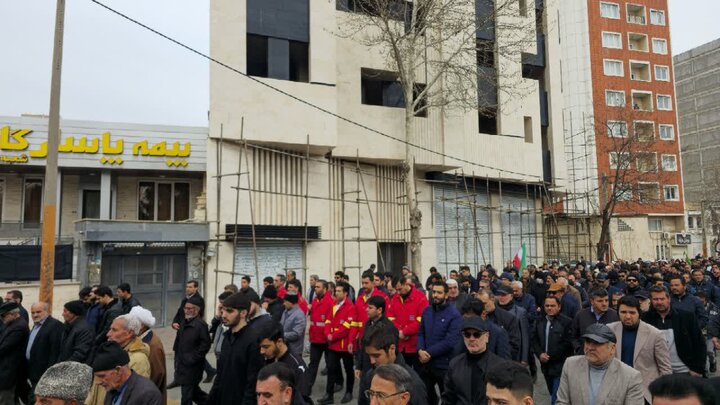 تصاویر/ تشییع پیکر مطهر سردار سرتیپ دوم پاسدار شهید علی زینالی توسط مردم انقلابی و شهیدپرور شهرستان خوی