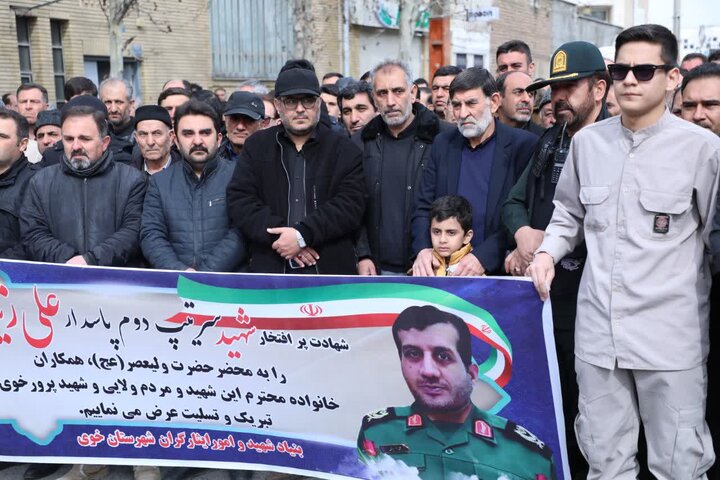 تصاویر/ تشییع پیکر مطهر سردار سرتیپ دوم پاسدار شهید علی زینالی توسط مردم انقلابی و شهیدپرور شهرستان خوی