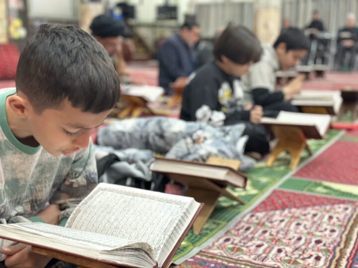 تصاویر/ اجتماع قرآنی به یاد شهید آیت الله العظمی خامنه ای در مسجد ولیعصر(عج)