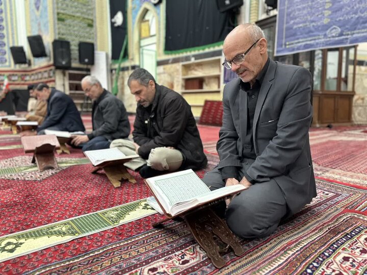 تصاویر/ اجتماع قرآنی به یاد شهید آیت الله العظمی خامنه ای در مسجد ولیعصر(عج)