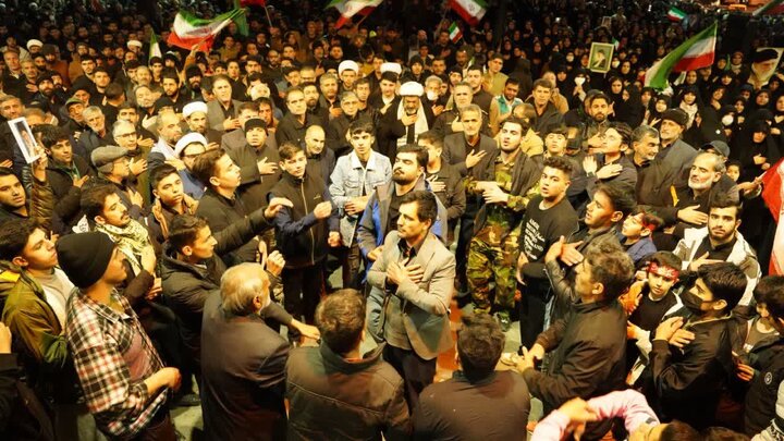 تصاویر/سیل جمعیت عزاداران قائدامت در کوهدشت لرستان