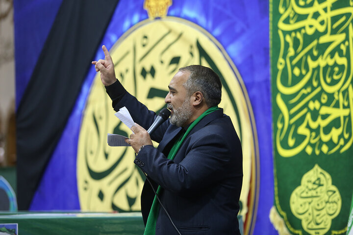 وداع با پیکر ۱۱ شهید حملات آمریکایی صهیونی در حرم حضرت معصومه (س)