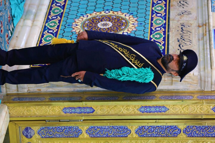 تصاویر/ آیین ترتیل خوانی قرآن کریم در امامزاده سید جعفر(ع) محمد استان یزد