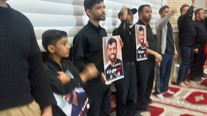 تصاویر/ وداع با شهید مدافع وطن در کنگان