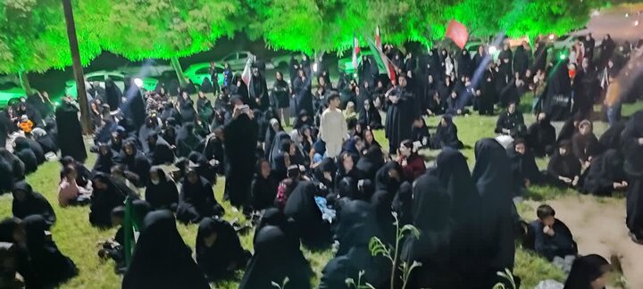 تصاویر/ تجمع مردم بندر ریگ در محکومیت تجاوز آمریکایی صهیونی
