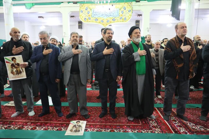 تصاویر / مراسم سوگواری شهادت حضرت آیت‌الله امام خامنه‌ای(قدس سره) در مسجد جامع همدان