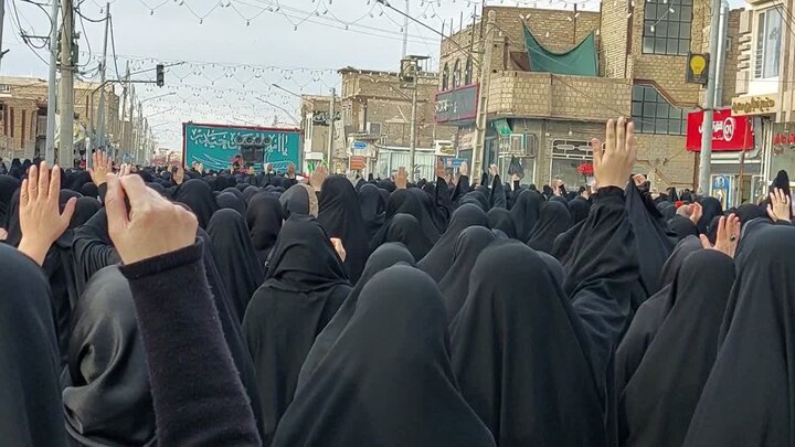 تصاویر/مراسم تشییع و خاکسپاری شهید مدافع وطن سرهنگ پاسدارسید محمد میرحسینی بیدگلی