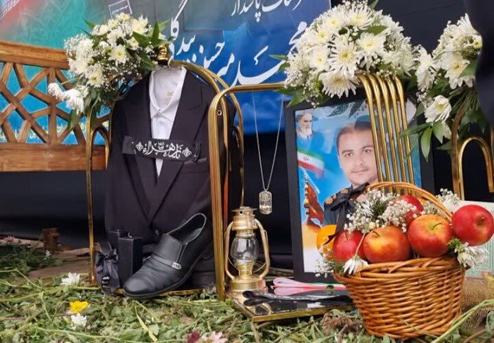 تصاویر/مراسم تشییع و خاکسپاری شهید مدافع وطن سرهنگ پاسدارسید محمد میرحسینی بیدگلی