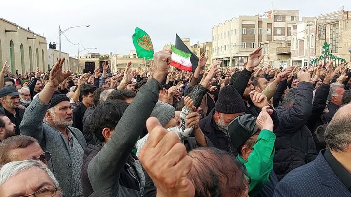 تصاویر/مراسم تشییع و خاکسپاری شهید مدافع وطن سرهنگ پاسدارسید محمد میرحسینی بیدگلی