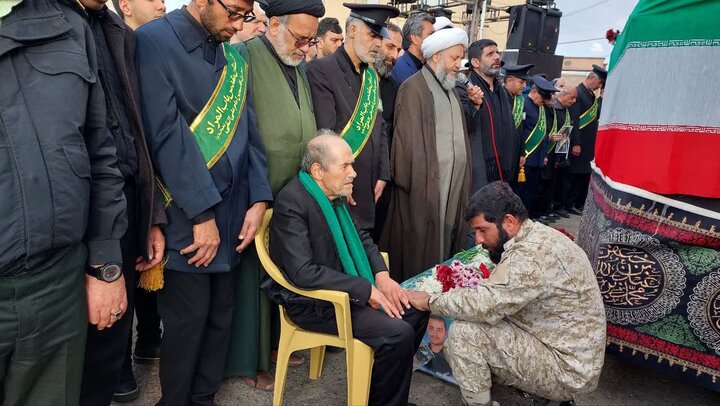 تصاویر/مراسم تشییع و خاکسپاری شهید مدافع وطن سرهنگ پاسدارسید محمد میرحسینی بیدگلی