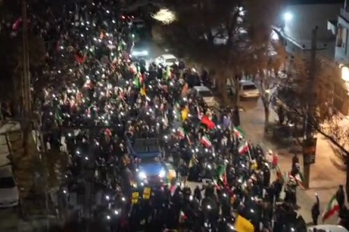خشم مردم کرمانشاه در چهارمین شب تجمعات انتقام