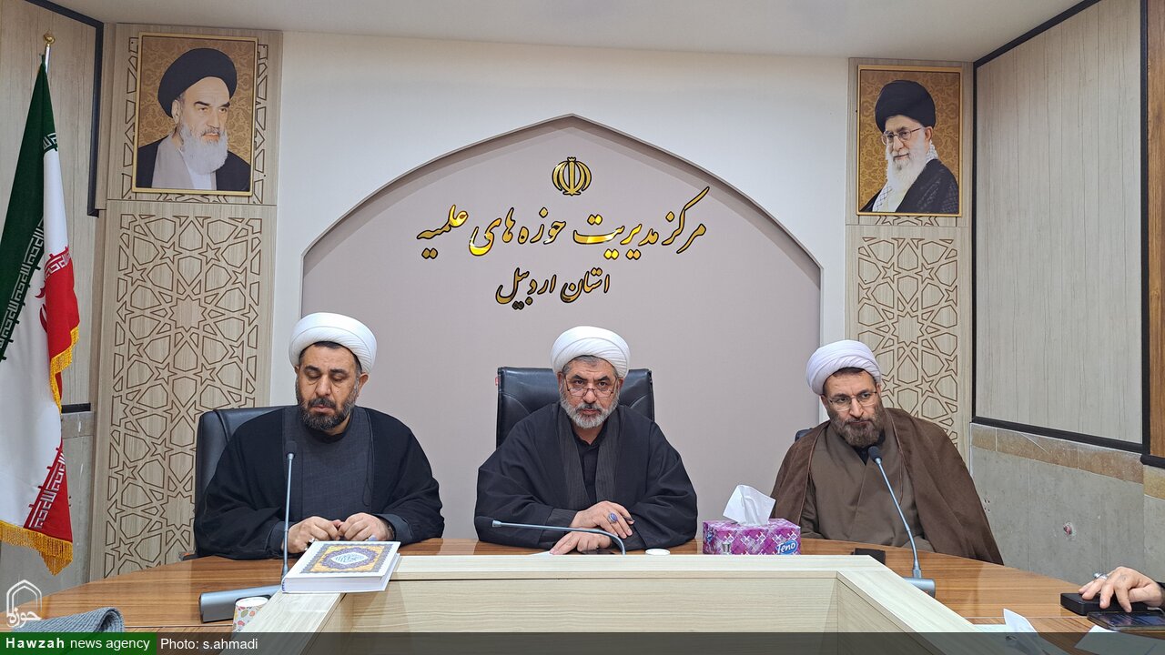 جلسه قرارگاه جنگ ترکیبی بلاغ مبین استان اردبیل