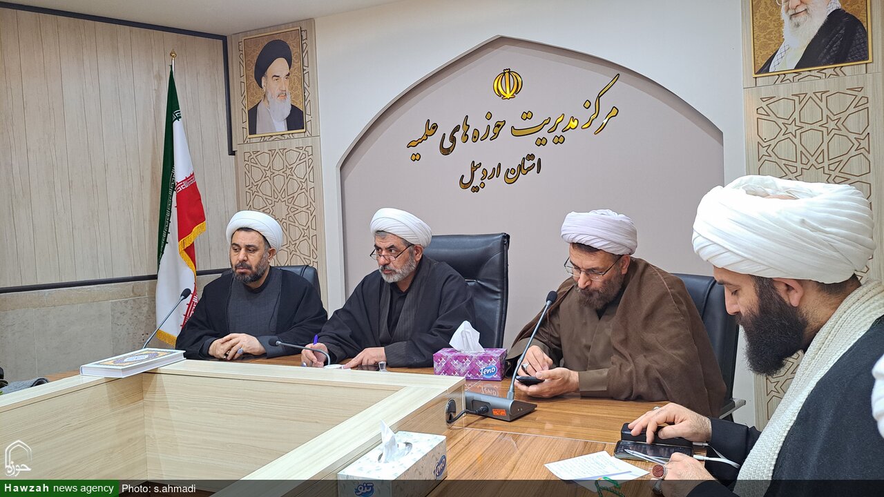 جلسه قرارگاه جنگ ترکیبی بلاغ مبین استان اردبیل