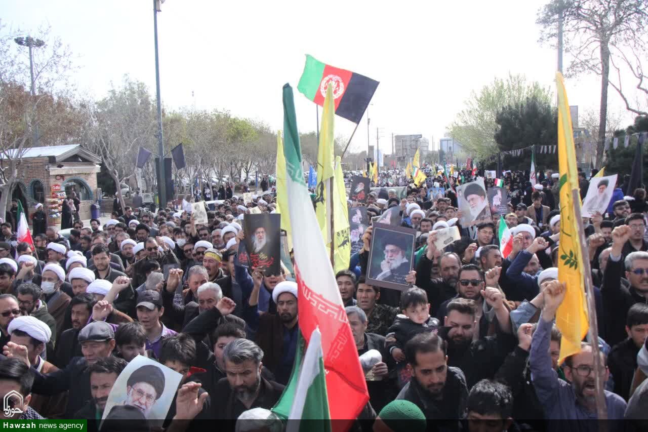 قیام مهاجرین افغانستانی در خونخواهی امام شهید