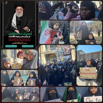 برگزاری تجمع بزرگ المصطفائیان در سوگ  امام خامنه‌ای(قدس سره)
