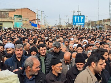 تصاویر/ تشییع پیکر مطهر شهید نیما رحیمی در  پلدشت
