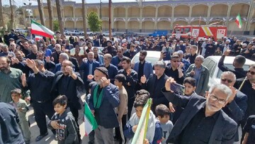 تصاویر/ حماسه زارچی ها در نماز جمعه و راهپیمایی سراسری