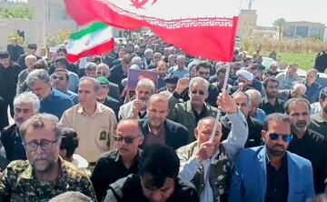 فیلم| راهپیمایی مردم کاکی در محکومیت حمله آمریکایی صهیونیستی به ایران
