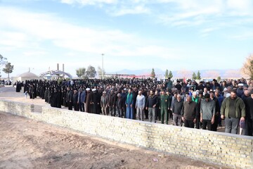 تصاویر/ خاکسپاری شهید محمدرضا آرزو در روستای خویدک