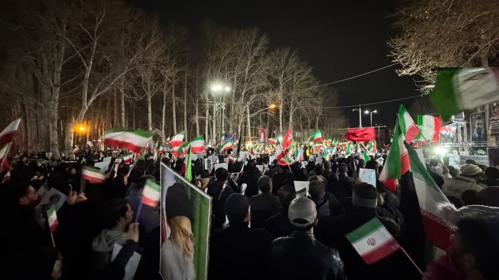 تصاویر/ شکوه حضور مردم شهریار در محکومیت شهادت رهبر معظم انقلاب
