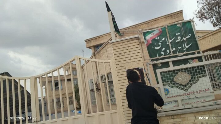 شابلون زنی در سطح شهر و روستا توسط طلاب و روحانیون حوزه علمیه امام صادق ع جیرفت