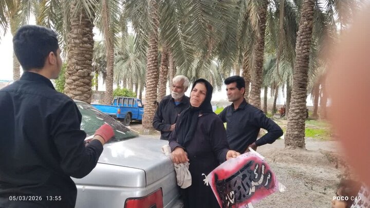 شابلون زنی در سطح شهر و روستا توسط طلاب و روحانیون حوزه علمیه امام صادق ع جیرفت