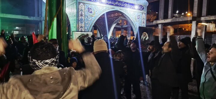 تصاویر/ پنجمین شب از اجتماع عزاداران و انتقام‌جویی مردم نطنز