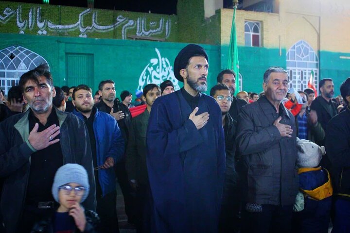 تصاویر/ نخلبرداری عاشورایی در ششمین روز شهادت امام خامنه ای در اردکان