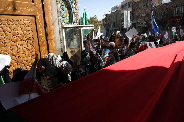 عزاداری افغانستانی‌های مقیم قم در سوگ شهادت رهبر انقلاب