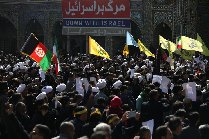 عزاداری افغانستانی‌های مقیم قم در سوگ شهادت رهبر انقلاب