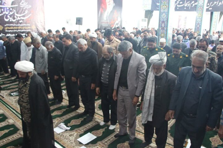 تصاویر/ آیین عبادی سیاسی نماز جمعه شهرستان بنجار