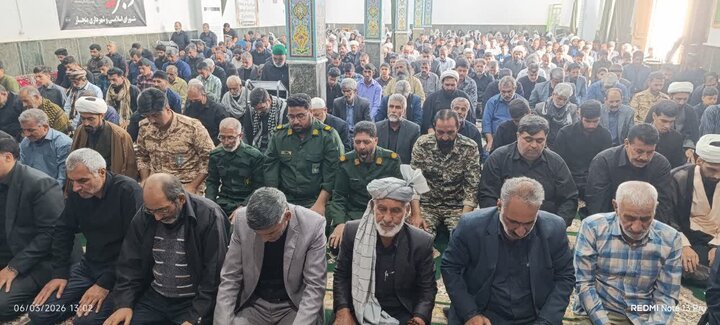 تصاویر/ آیین عبادی سیاسی نماز جمعه شهرستان بنجار