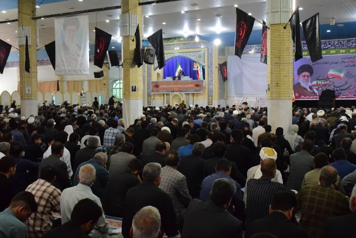 تصاویر/آیین عبادی سیاسی نماز جمعه شهرستان زابل