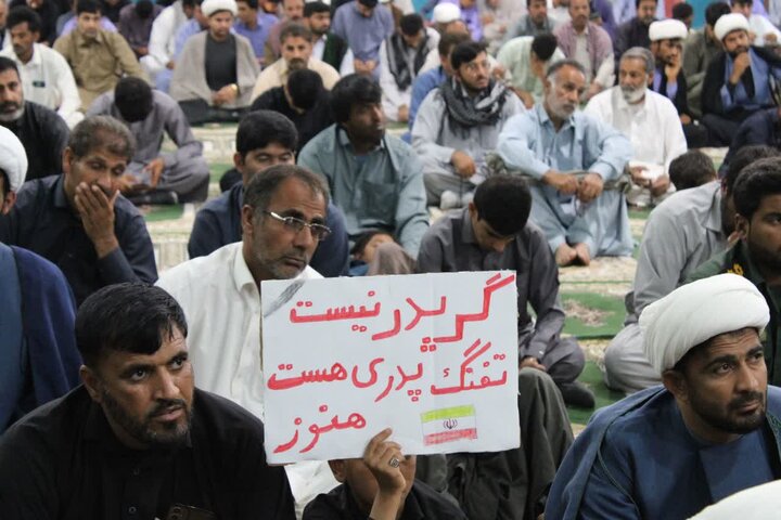 تصاویر/ آیین عبادی سیاسی نماز جمعه شهرستان دلگان