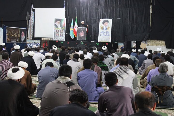 تصاویر/ آیین عبادی سیاسی نماز جمعه شهرستان دلگان